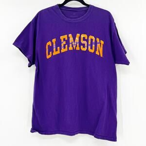 Fanatics Unisex Purple‎ Clemson Crew Neck Tee L